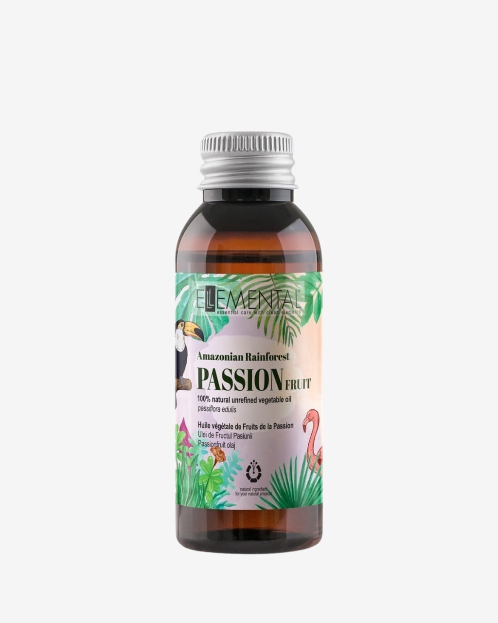 Aceite de maracuyá Ellemental — frasco de 50 ml, foto de la tienda ellemental.com.es